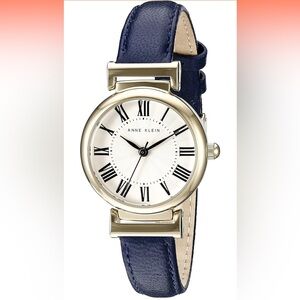 Anne Klein Gold and Navy Watch